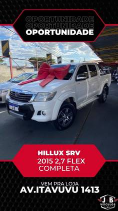 TOYOTA HILUX 2.7 SRV 4X4 CD 16V FLEX 4P AUTOMÁTICO